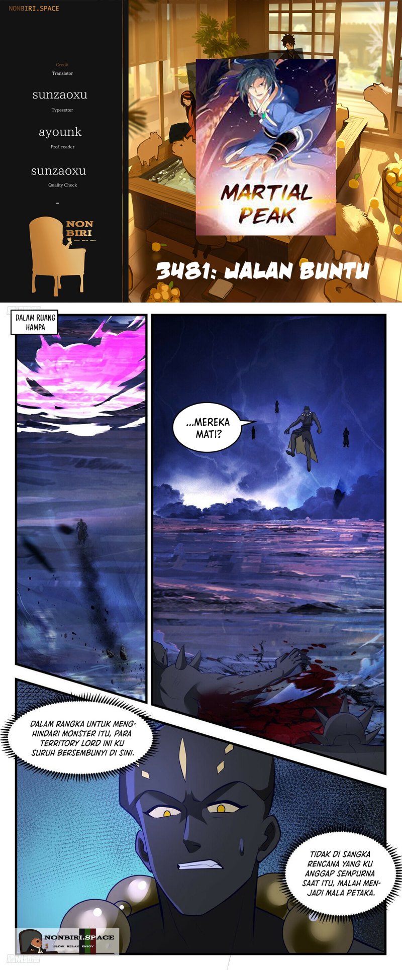 Halaman 1 dari Martial Peak Chapter 3481