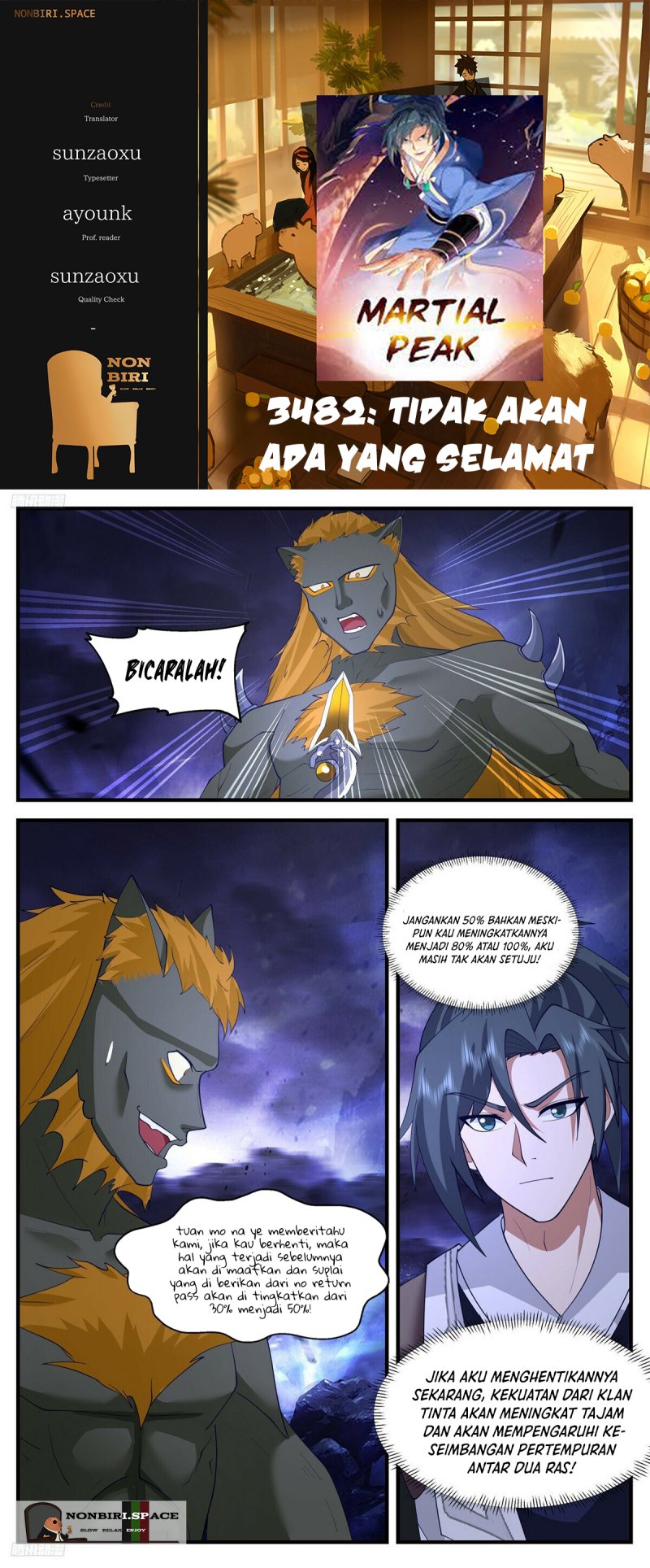 Halaman 1 dari Martial Peak Chapter 3482