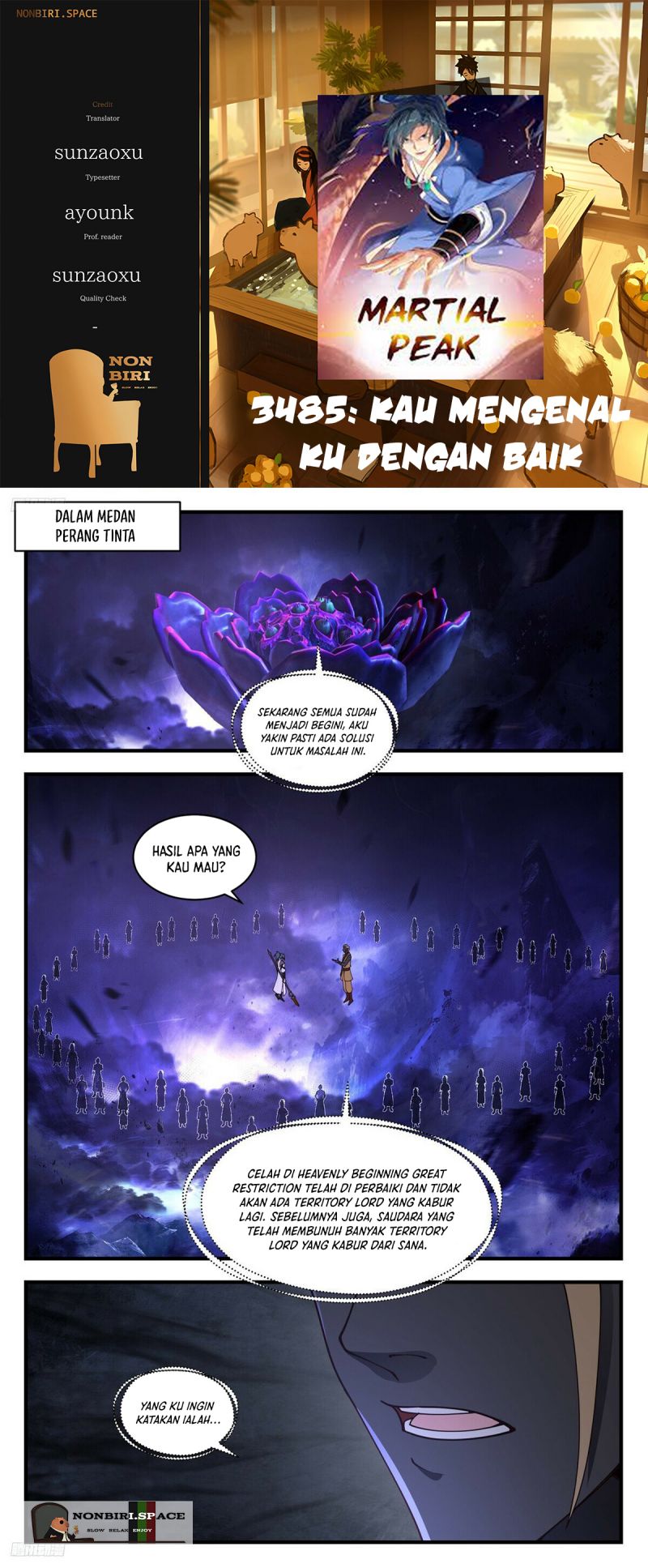 Halaman 1 dari Martial Peak Chapter 3485