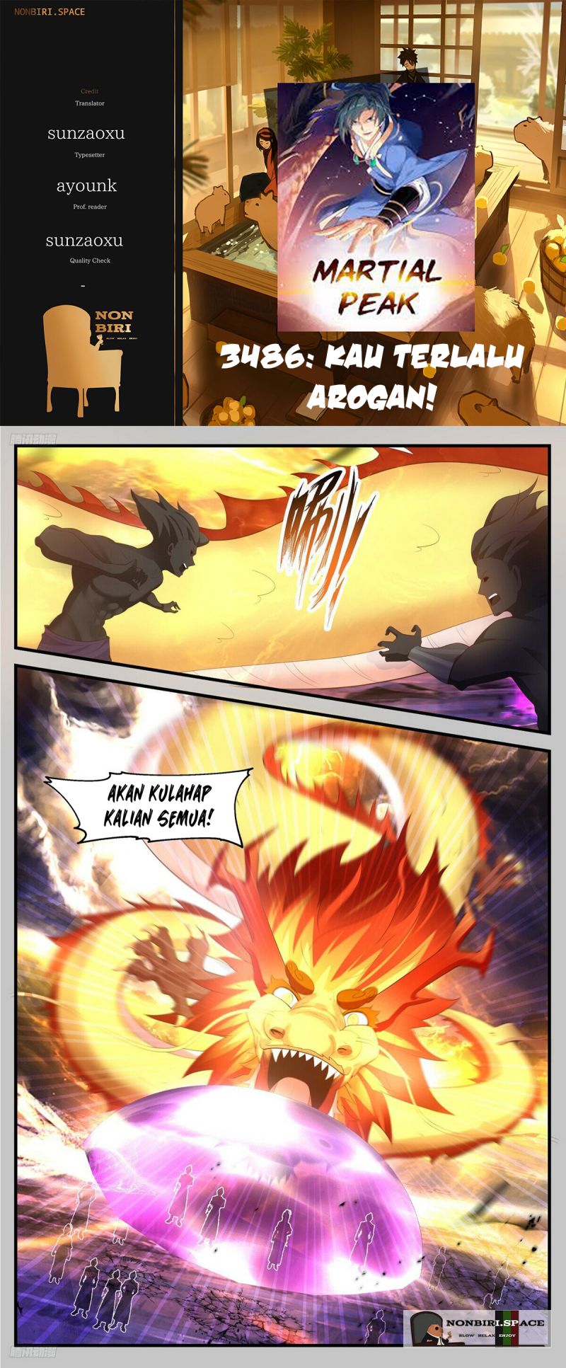 Halaman 1 dari Martial Peak Chapter 3486