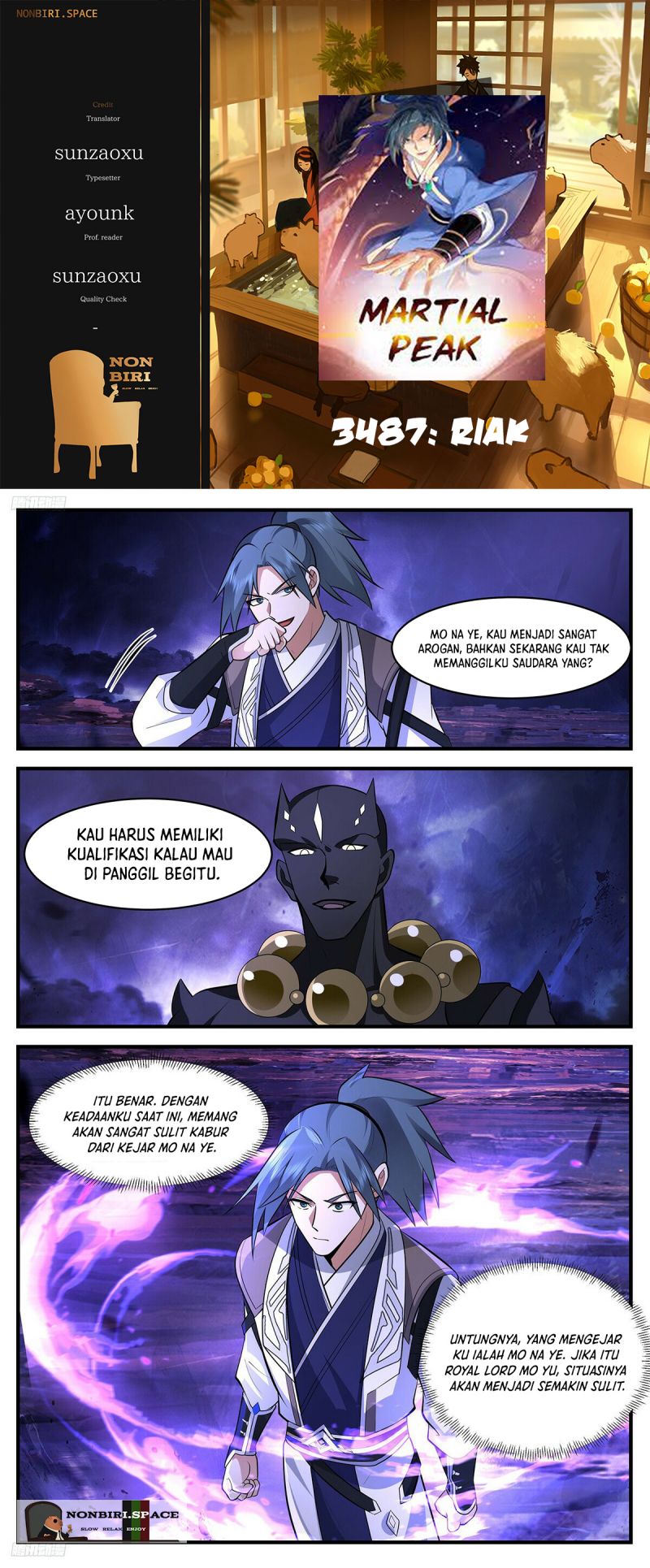 Halaman 1 dari Martial Peak Chapter 3487
