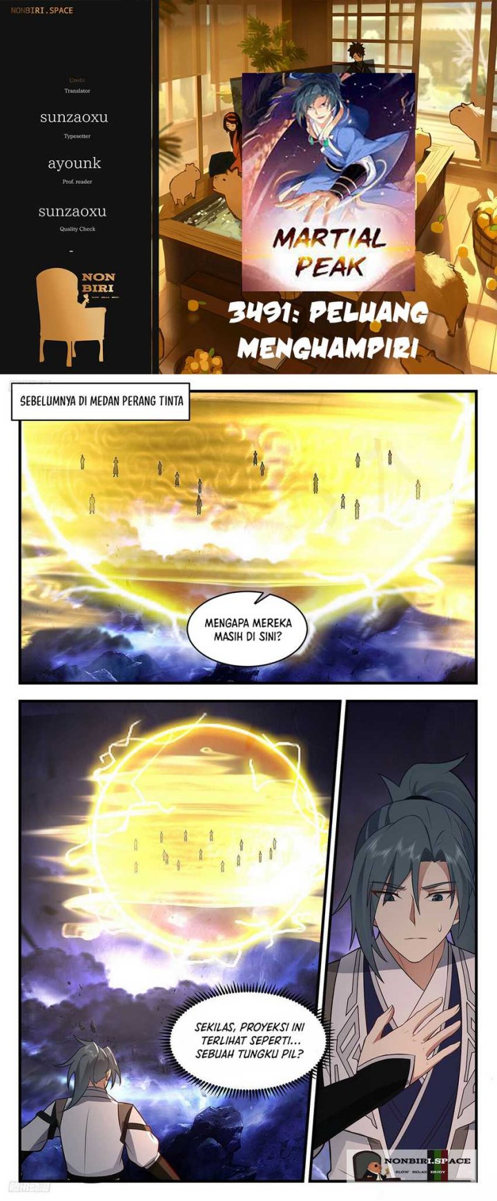 Halaman 1 dari Martial Peak Chapter 3491