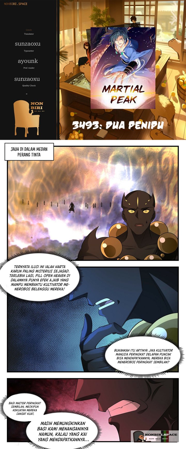 Halaman 1 dari Martial Peak Chapter 3493