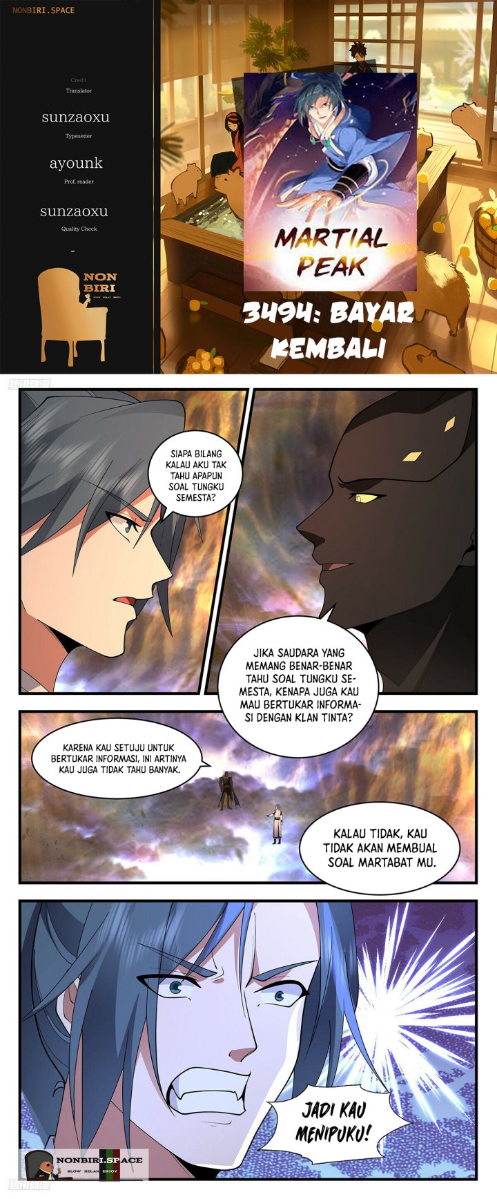 Halaman 1 dari Martial Peak Chapter 3494