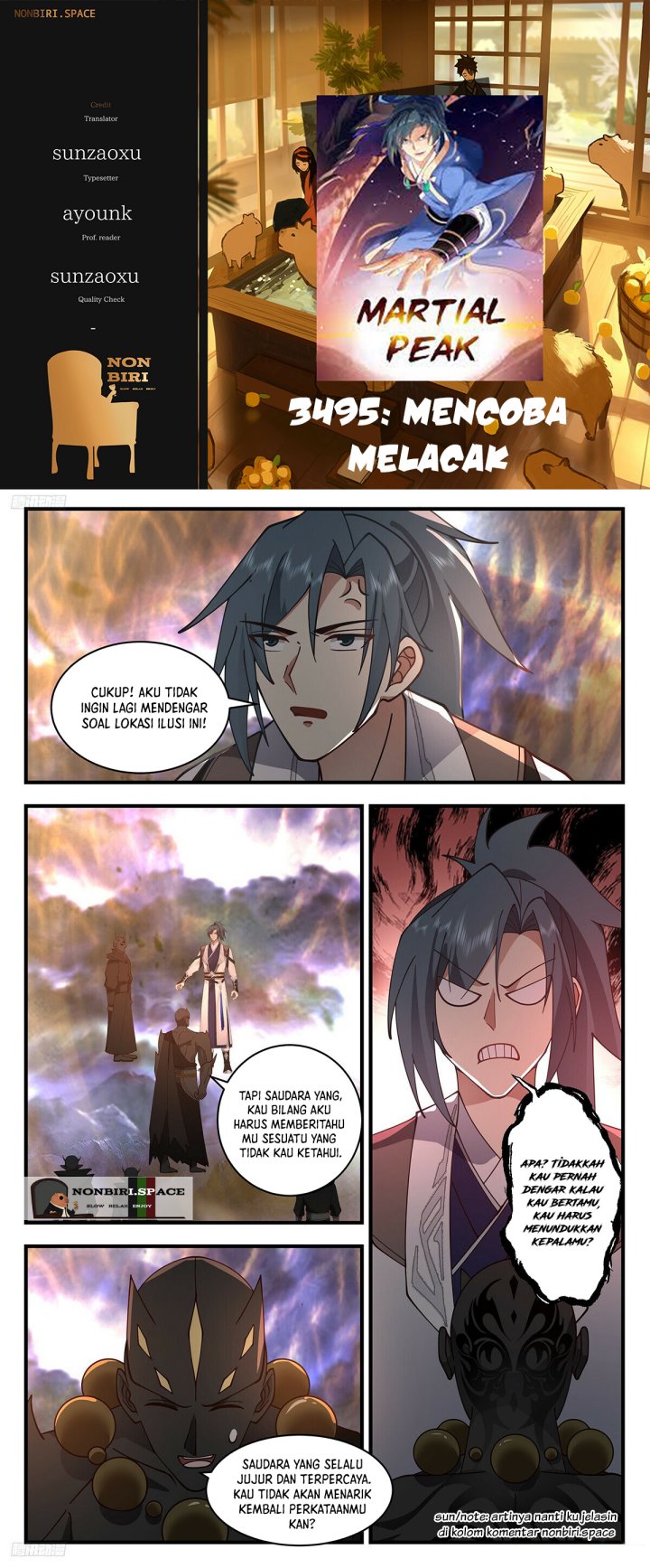 Halaman 1 dari Martial Peak Chapter 3495