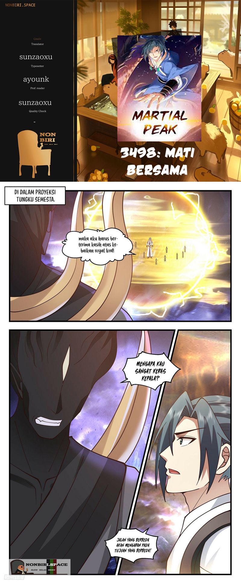 Halaman 1 dari Martial Peak Chapter 3498