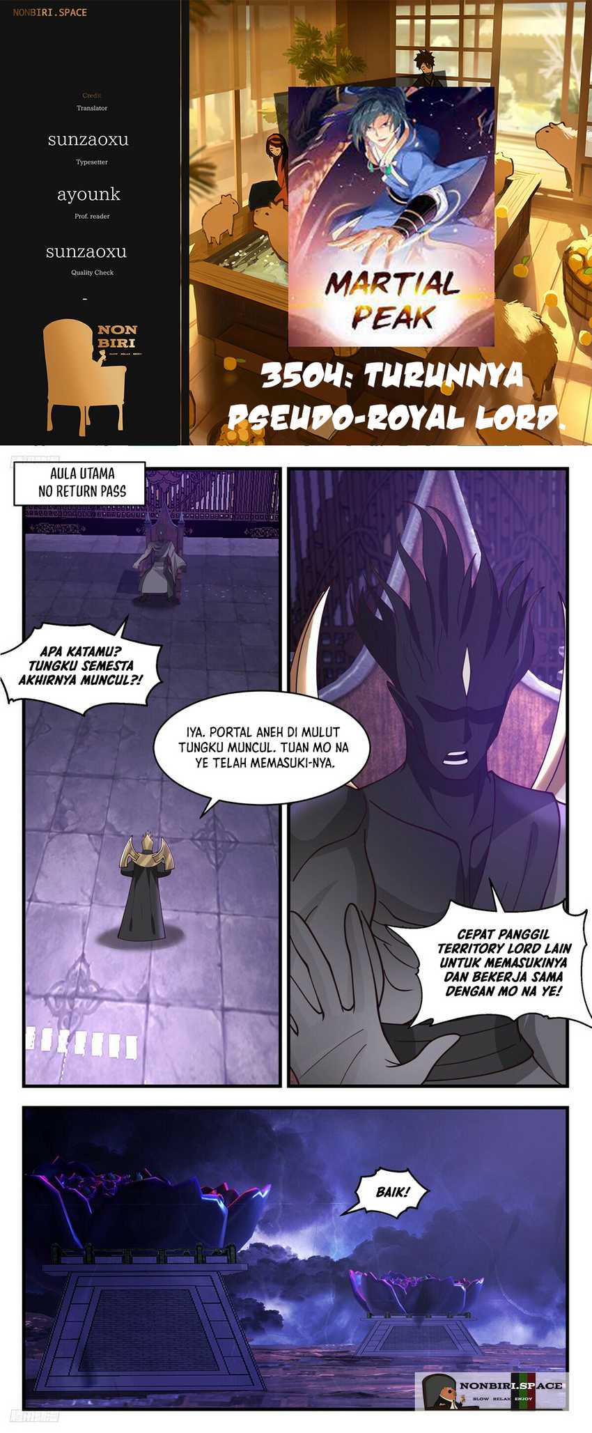 Halaman 1 dari Martial Peak Chapter 3504