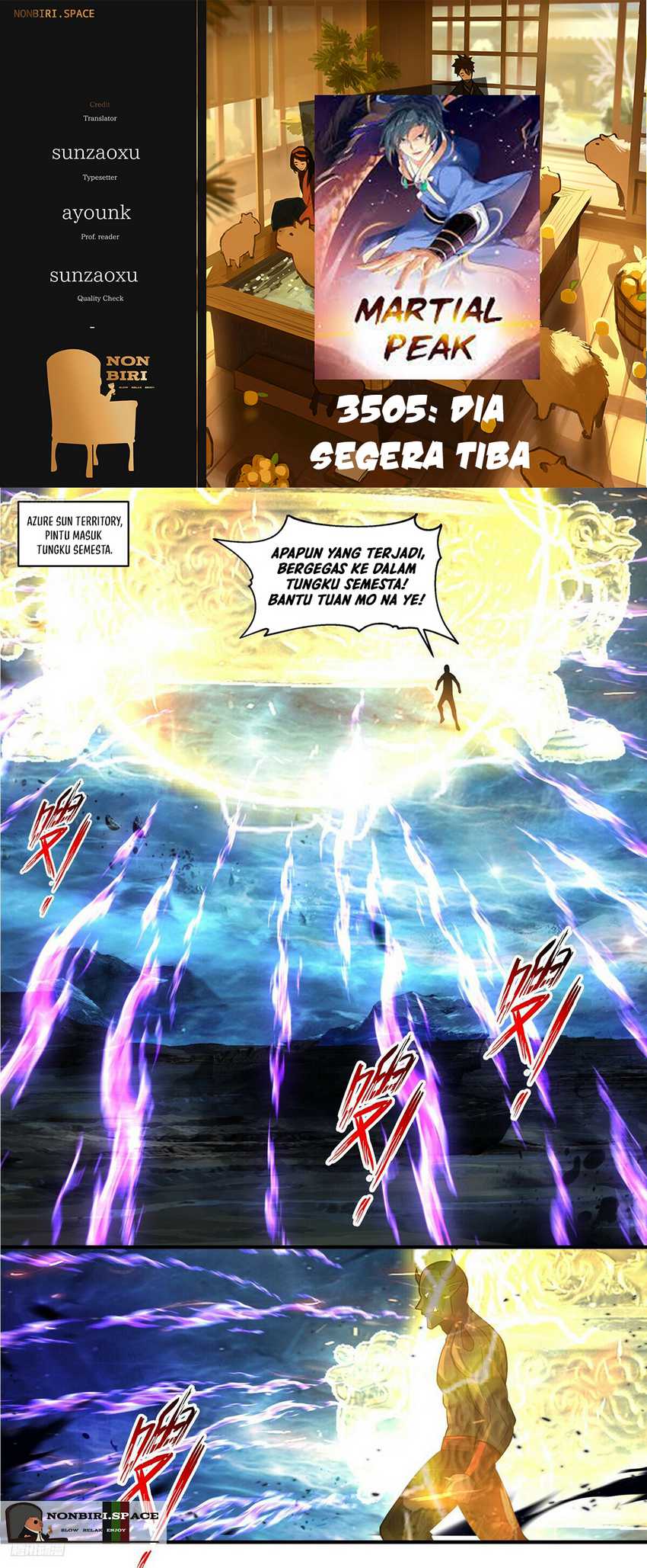 Halaman 1 dari Martial Peak Chapter 3505