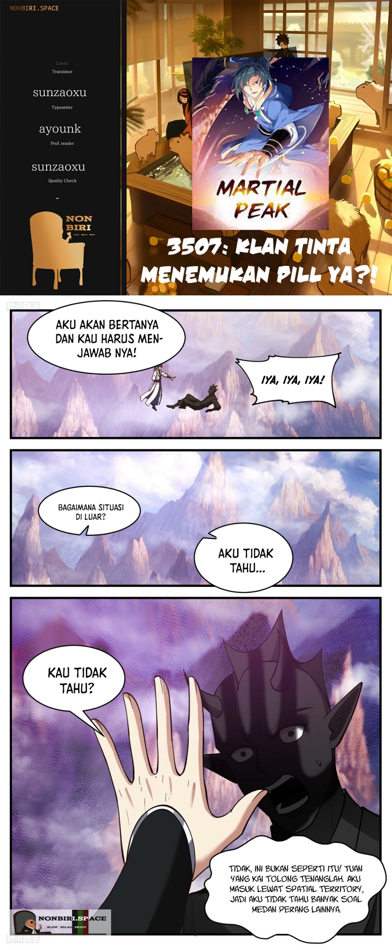 Halaman 1 dari Martial Peak Chapter 3507