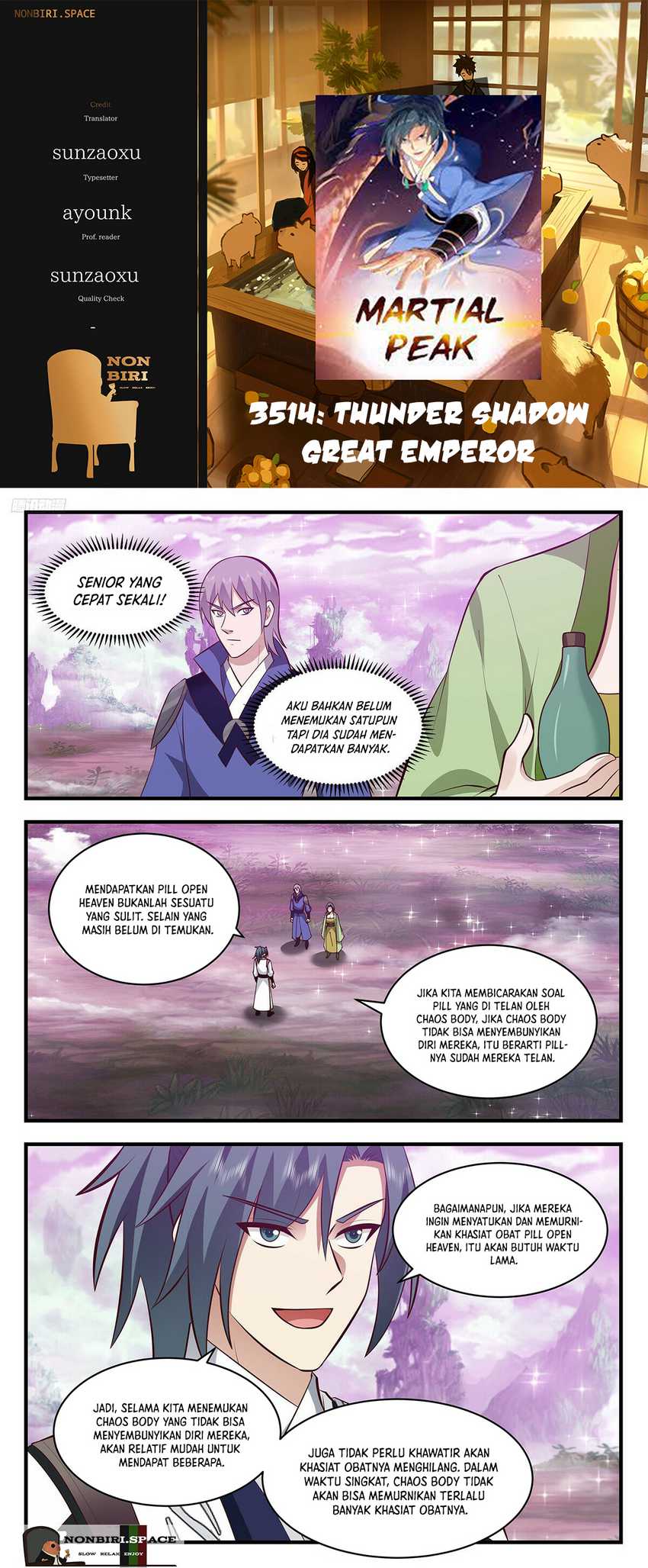 Halaman 1 dari Martial Peak Chapter 3514