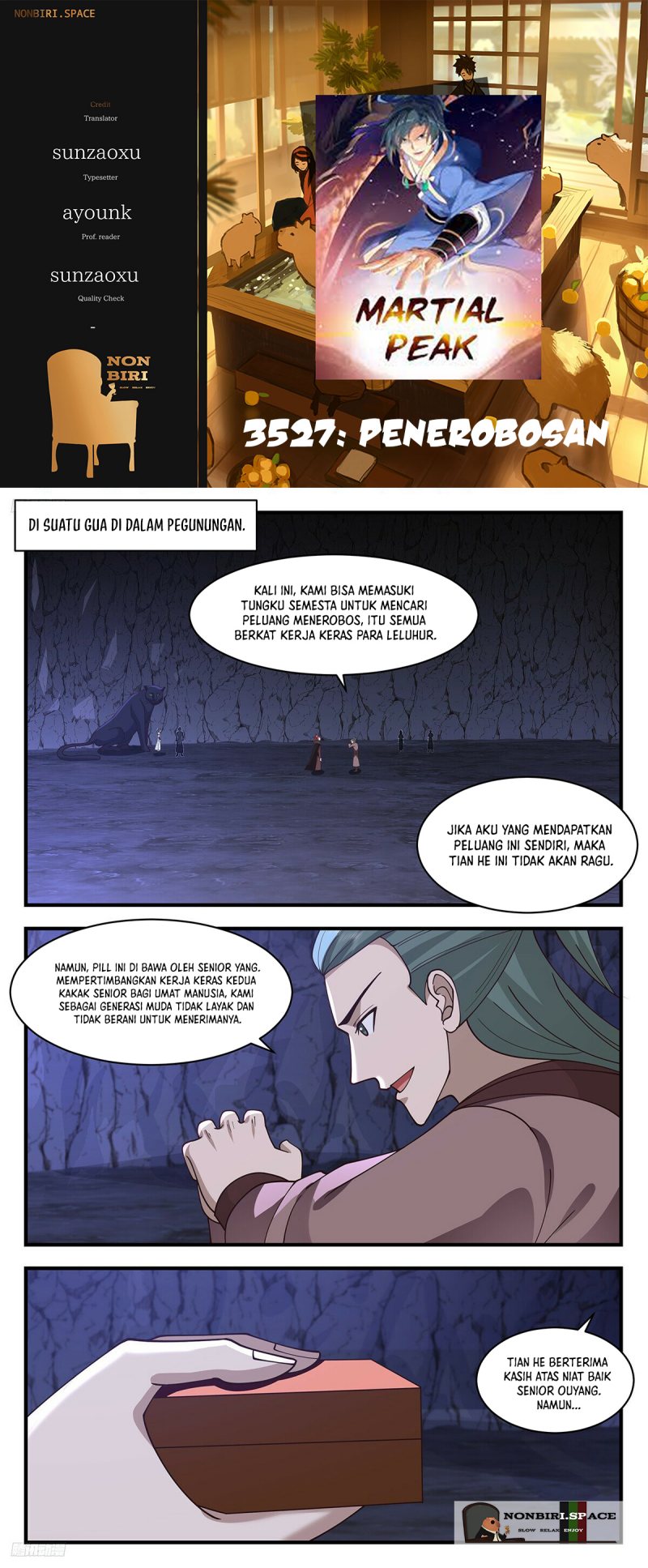 Halaman 1 dari Martial Peak Chapter 3527