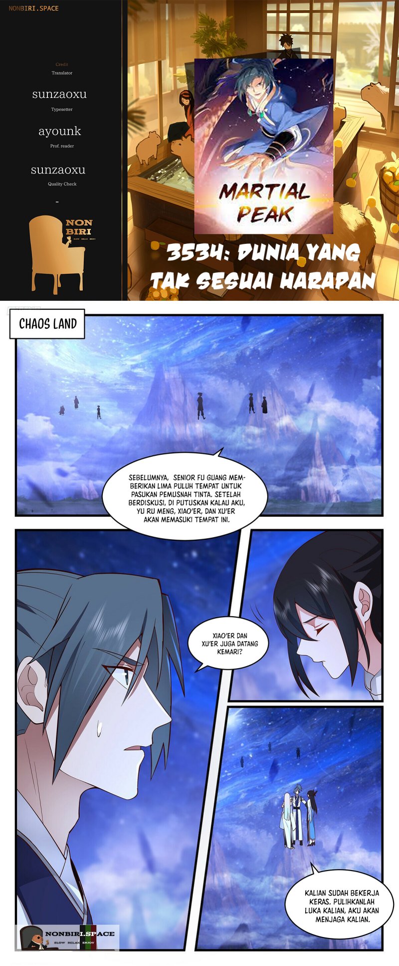 Halaman 1 dari Martial Peak Chapter 3534