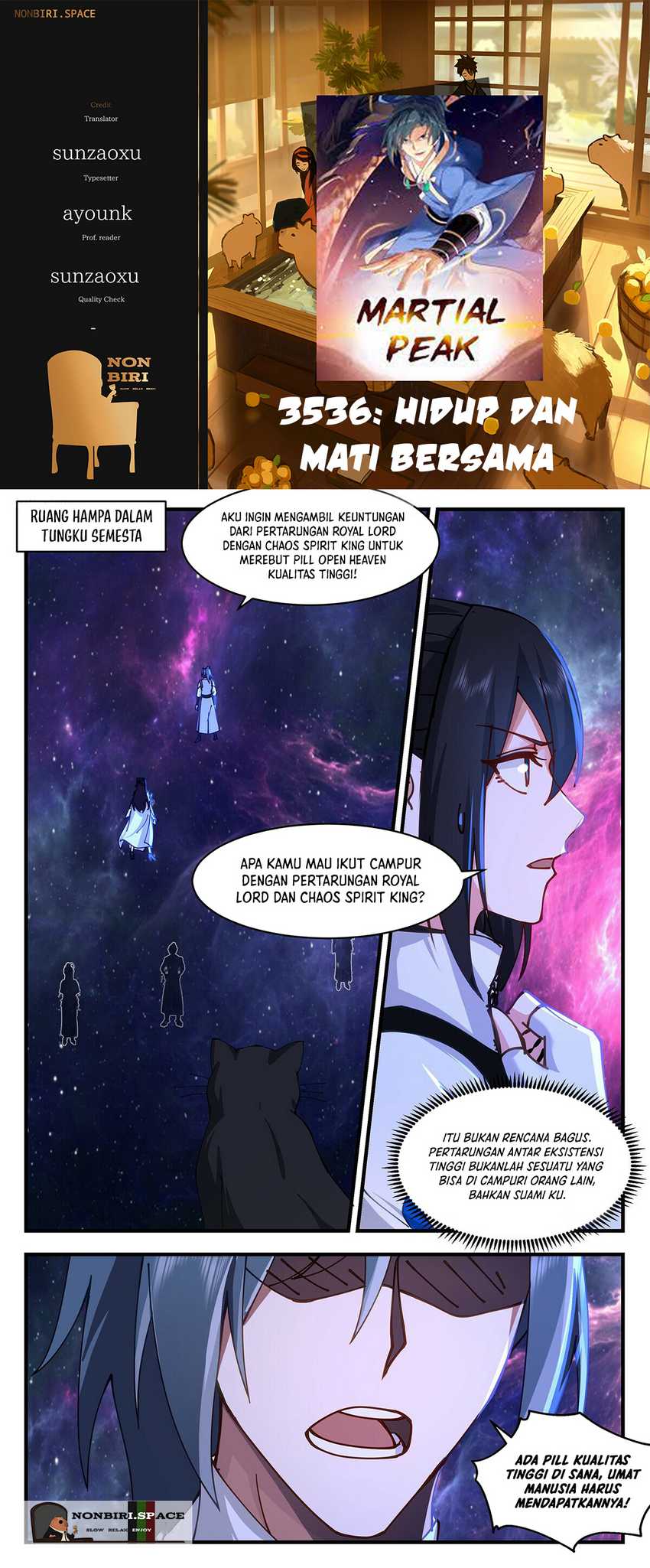 Halaman 1 dari Martial Peak Chapter 3536