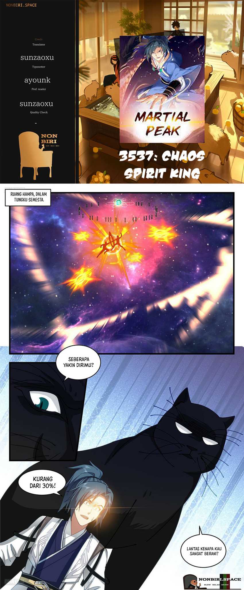 Halaman 1 dari Martial Peak Chapter 3537