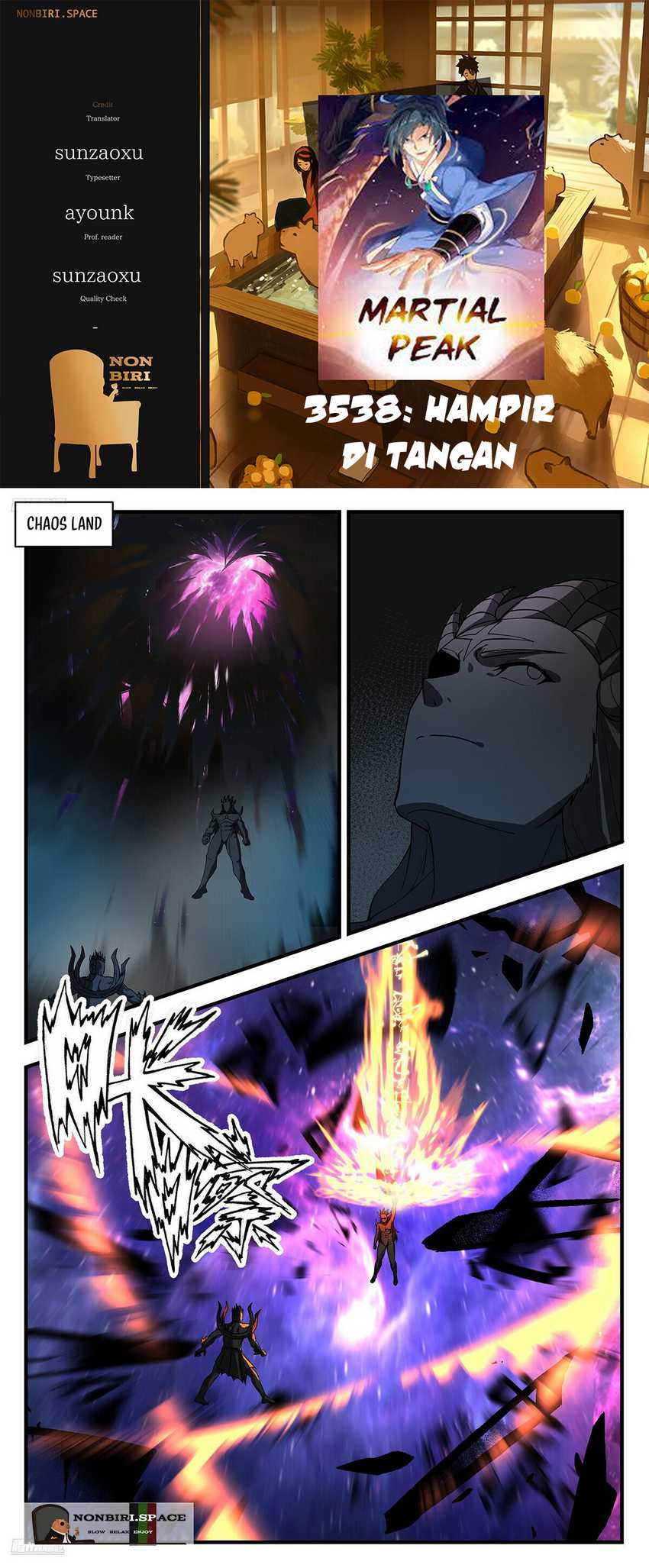 Halaman 1 dari Martial Peak Chapter 3538