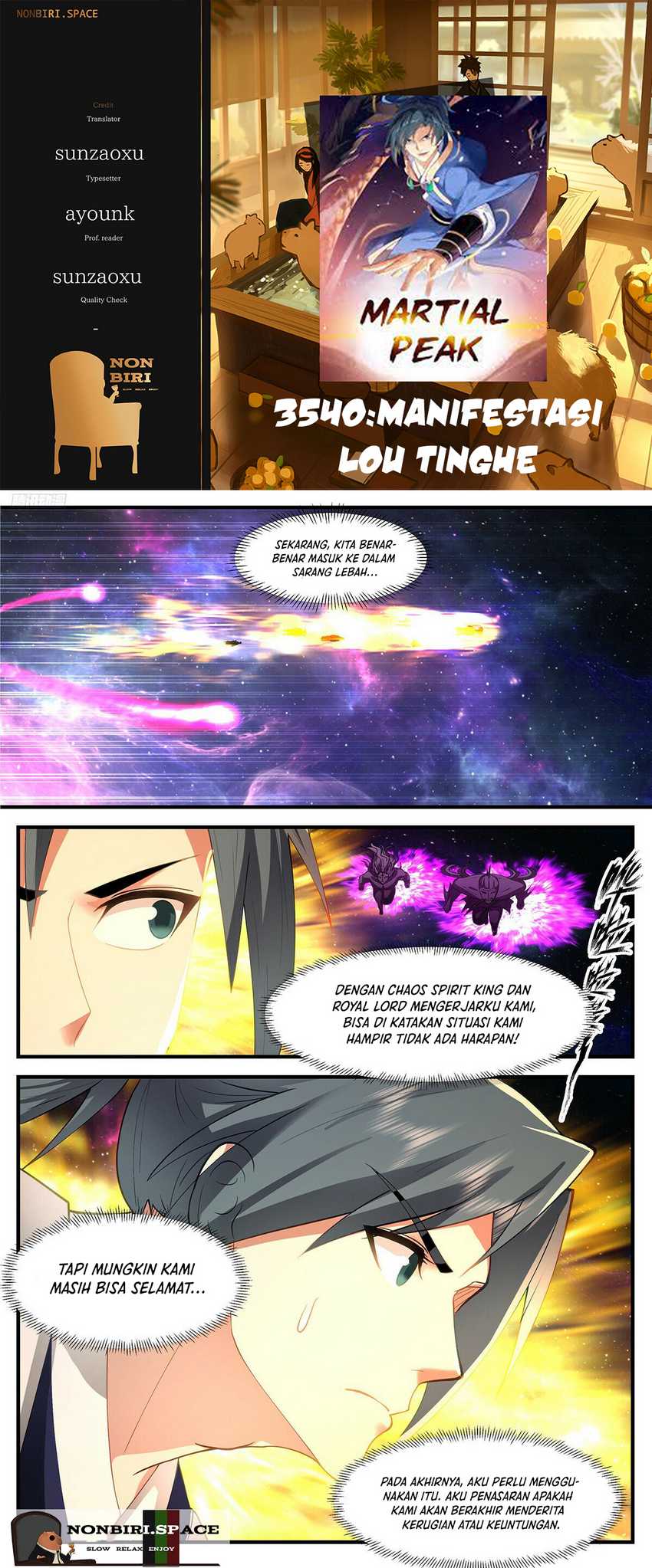 Halaman 1 dari Martial Peak Chapter 3540