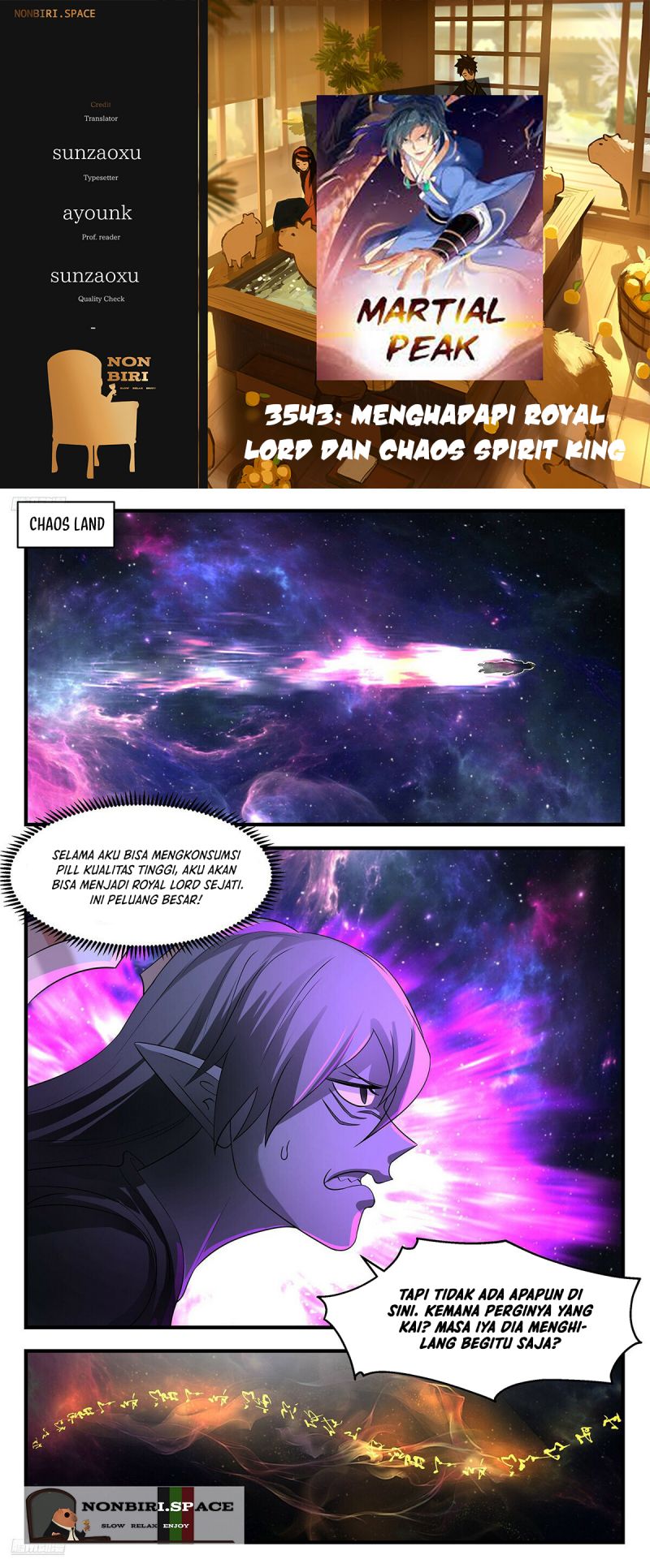 Halaman 1 dari Martial Peak Chapter 3543