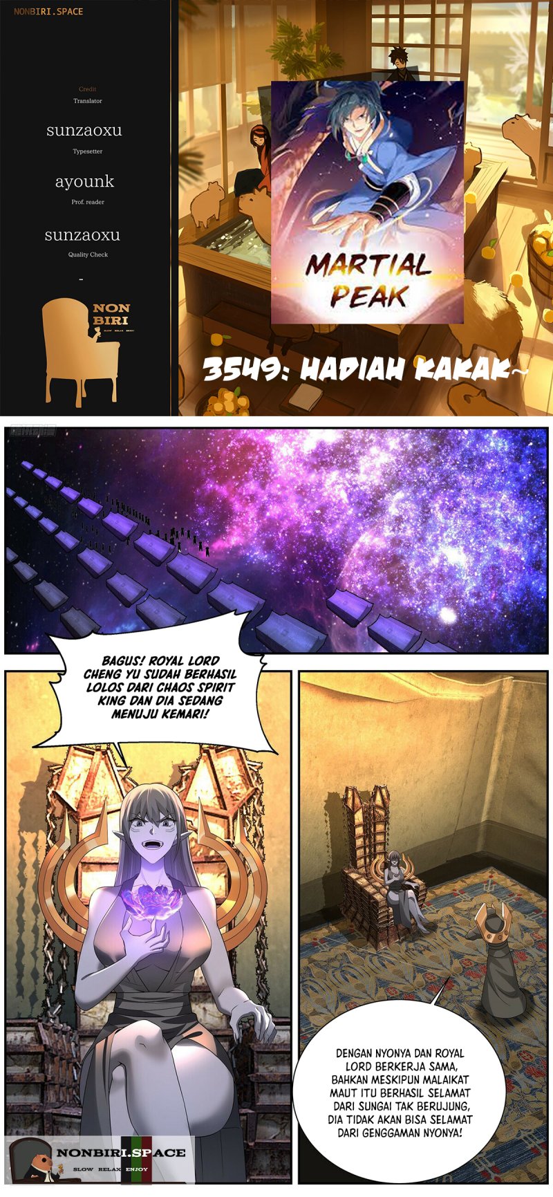 Halaman 1 dari Martial Peak Chapter 3549