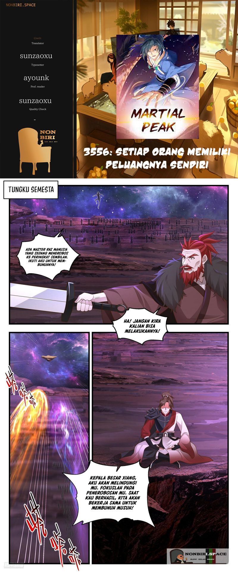 Halaman 1 dari Martial Peak Chapter 3556