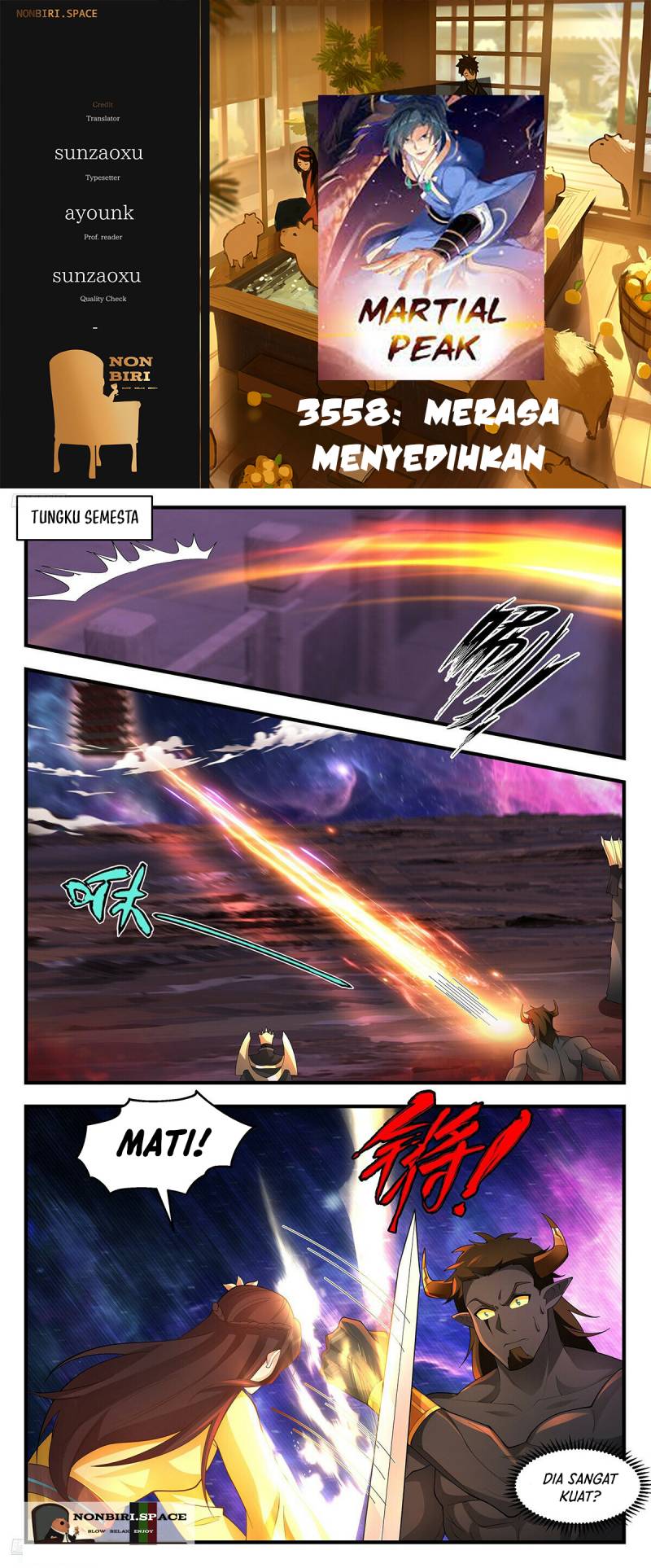 Halaman 1 dari Martial Peak Chapter 3558