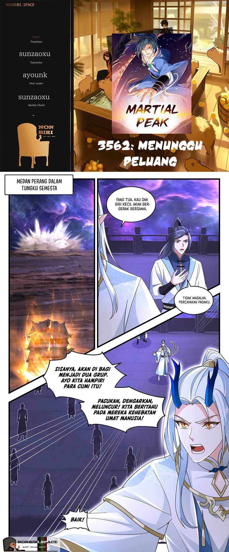 Halaman 1 dari Martial Peak Chapter 3562