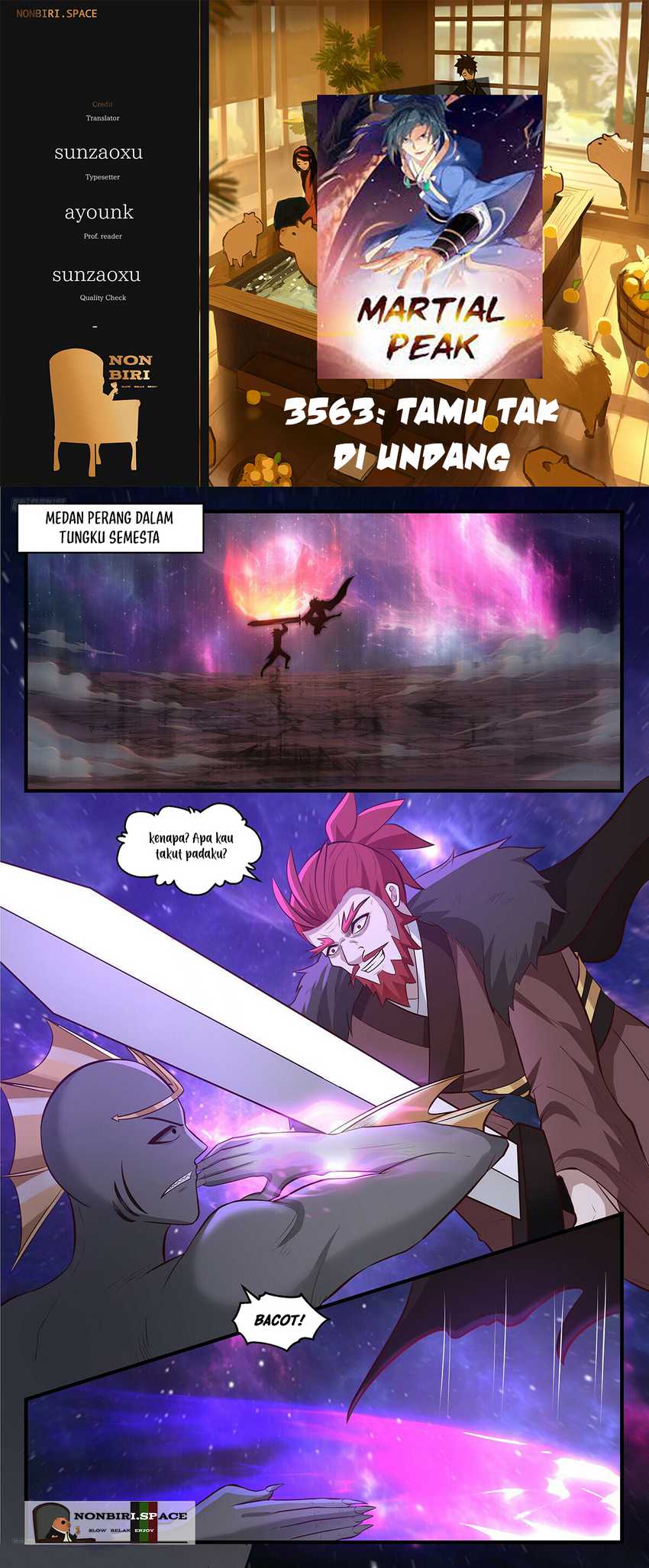 Halaman 1 dari Martial Peak Chapter 3563