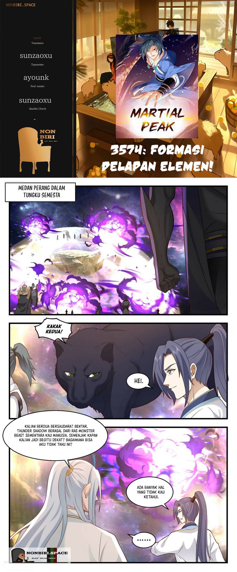 Halaman 1 dari Martial Peak Chapter 3574