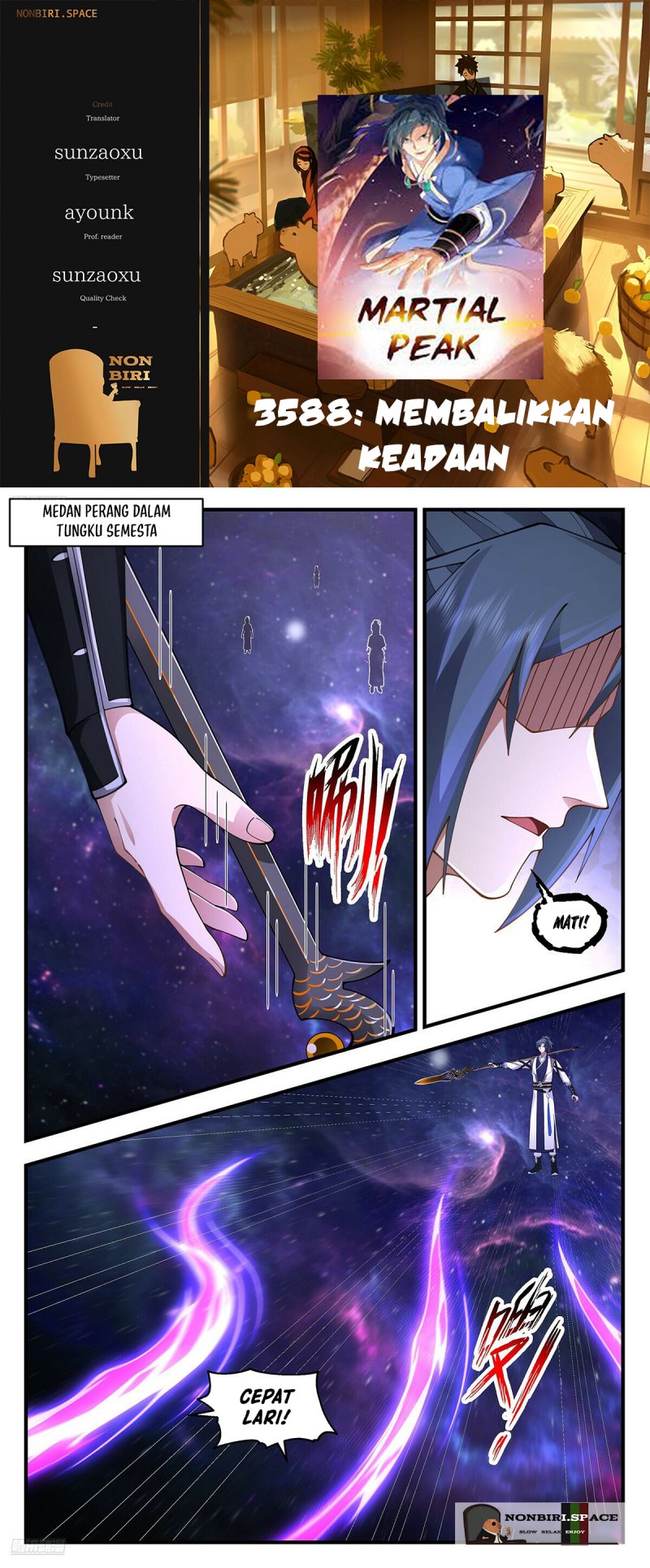 Halaman 1 dari Martial Peak Chapter 3588