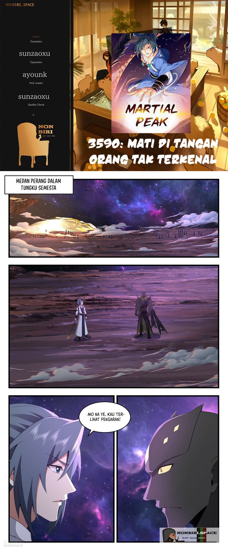 Halaman 1 dari Martial Peak Chapter 3590
