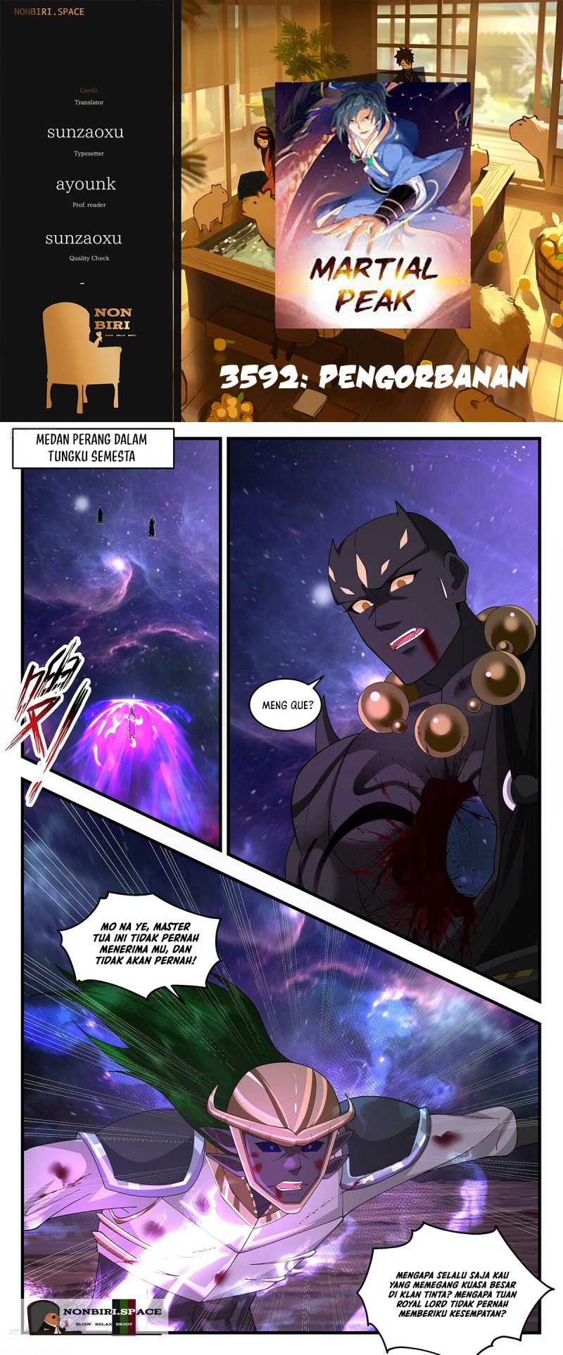 Halaman 1 dari Martial Peak Chapter 3592