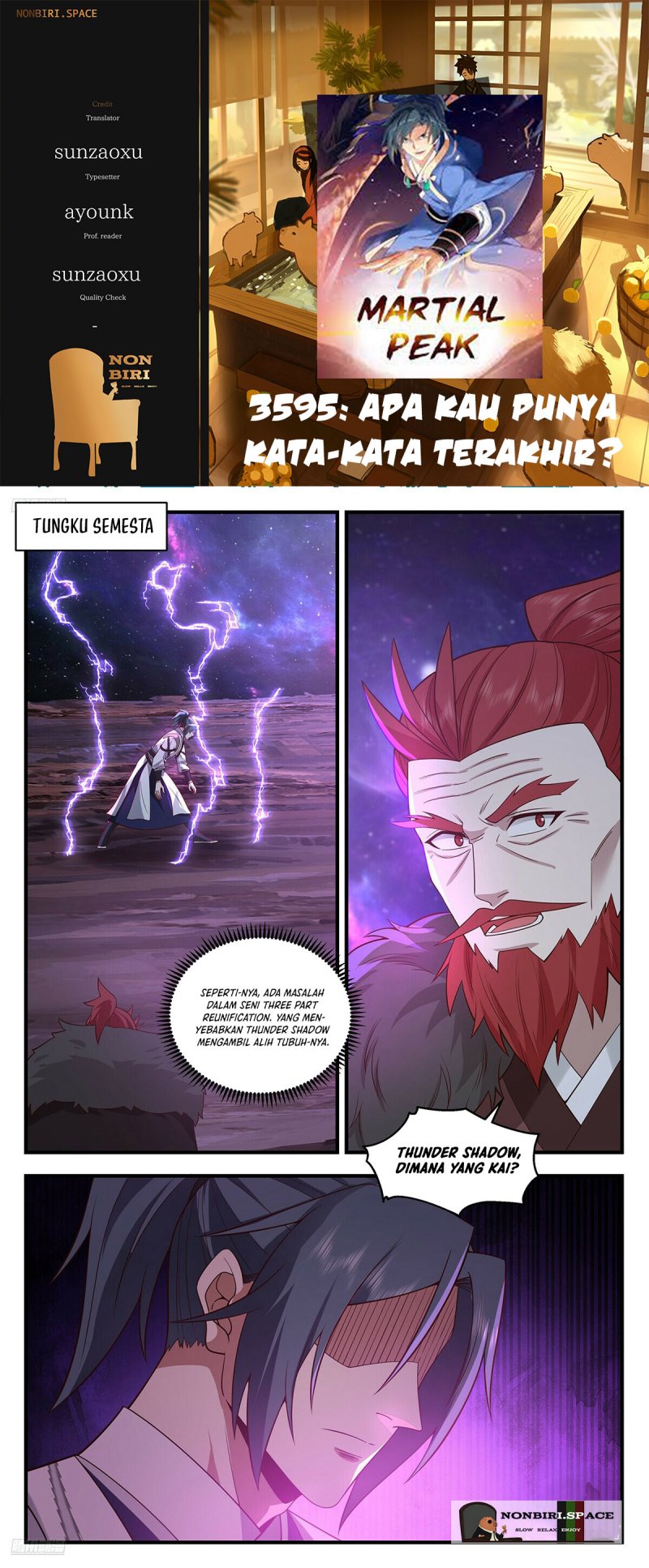 Halaman 1 dari Martial Peak Chapter 3595