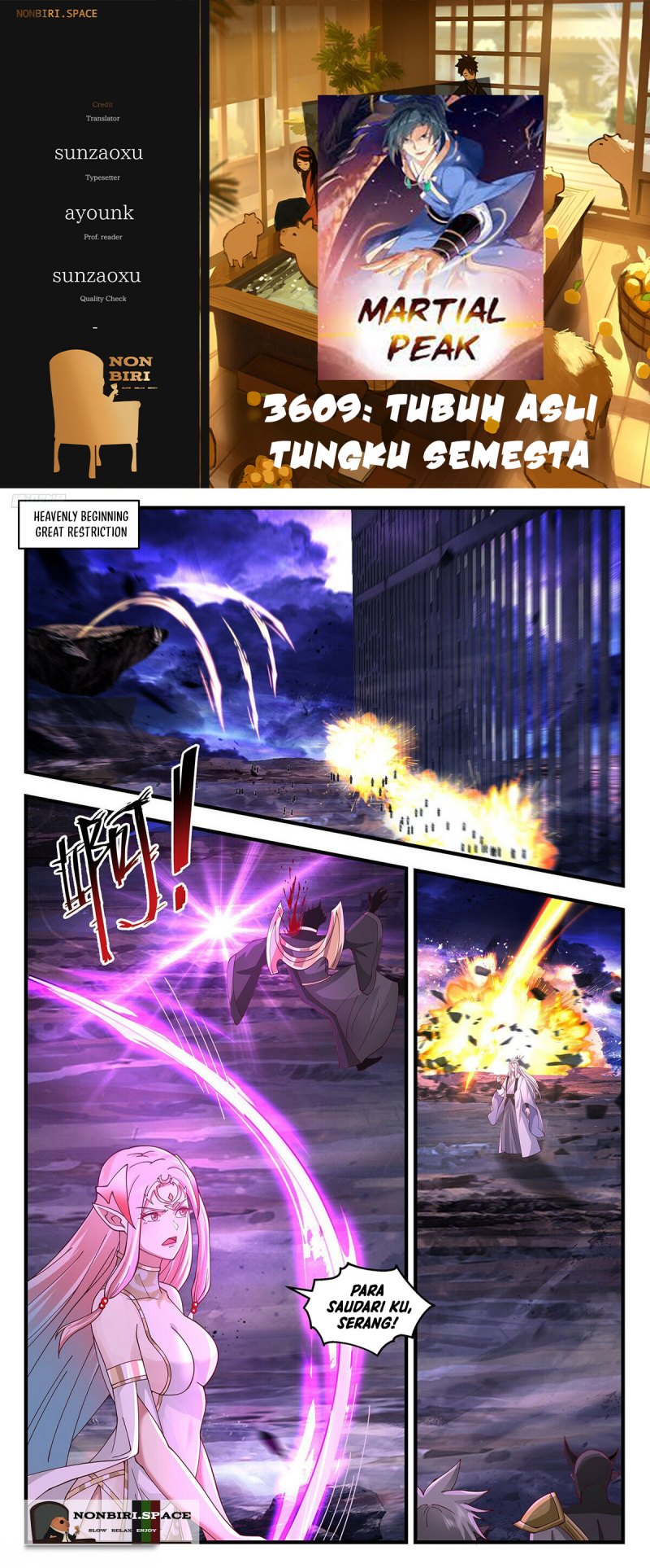 Halaman 1 dari Martial Peak Chapter 3609