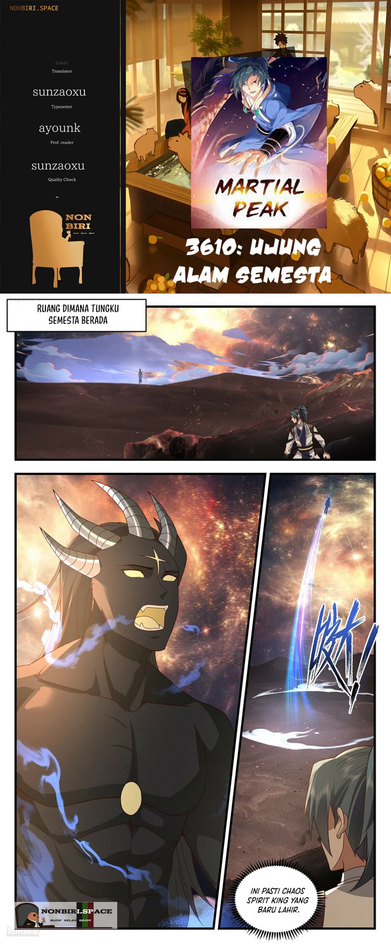 Halaman 1 dari Martial Peak Chapter 3610