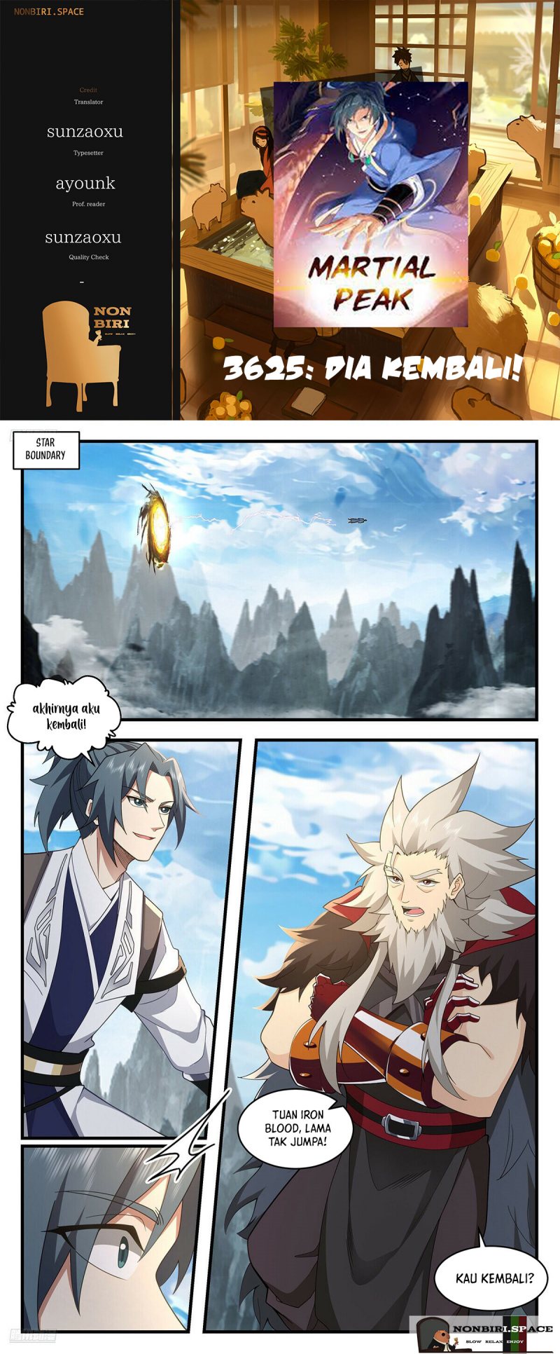 Halaman 1 dari Martial Peak Chapter 3625