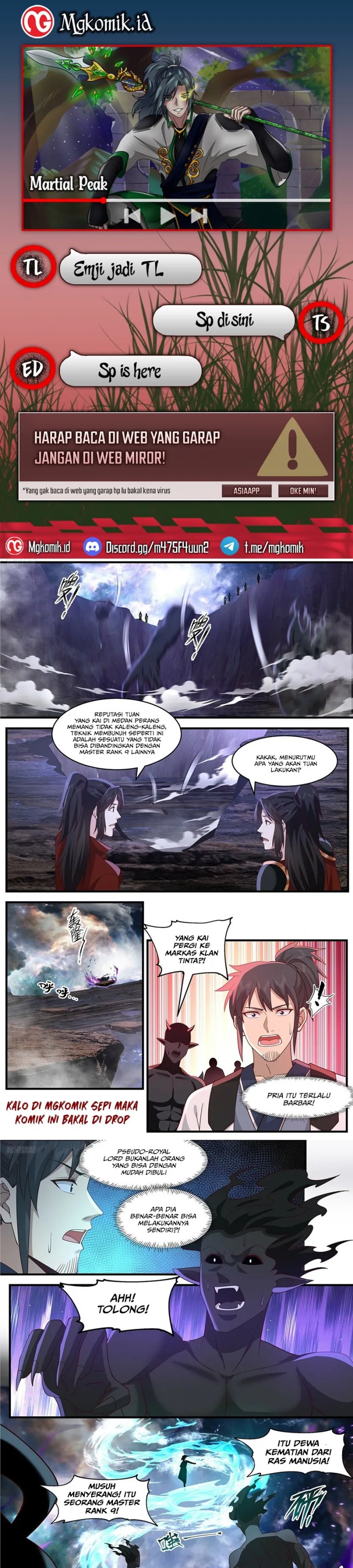 Halaman 1 dari Martial Peak Chapter 3636