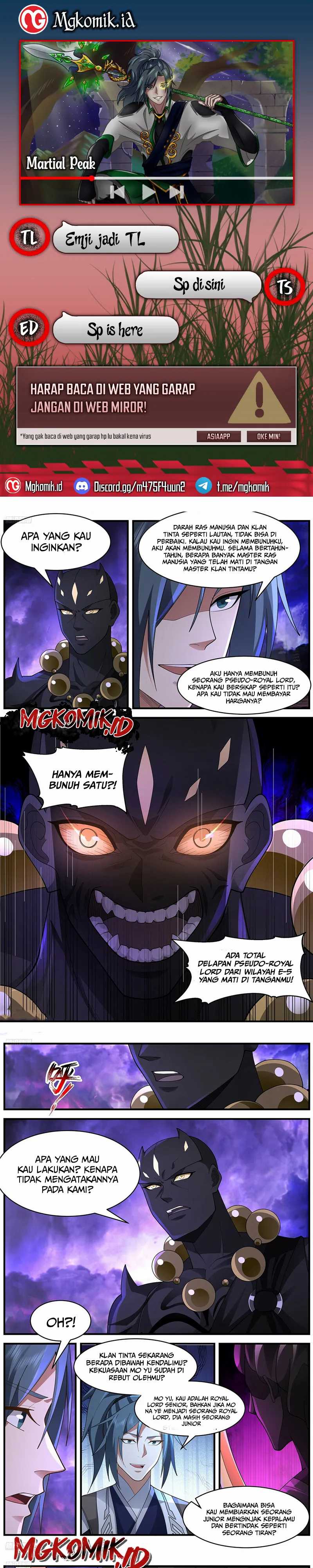 Halaman 1 dari Martial Peak Chapter 3647
