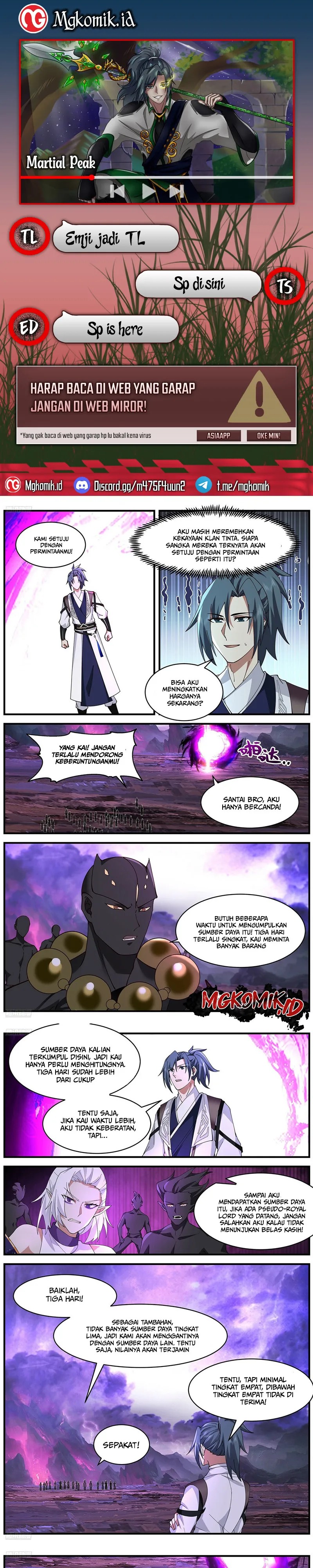 Halaman 1 dari Martial Peak Chapter 3651