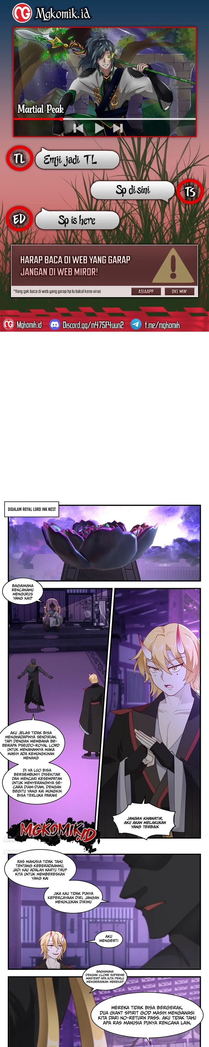 Halaman 1 dari Martial Peak Chapter 3674