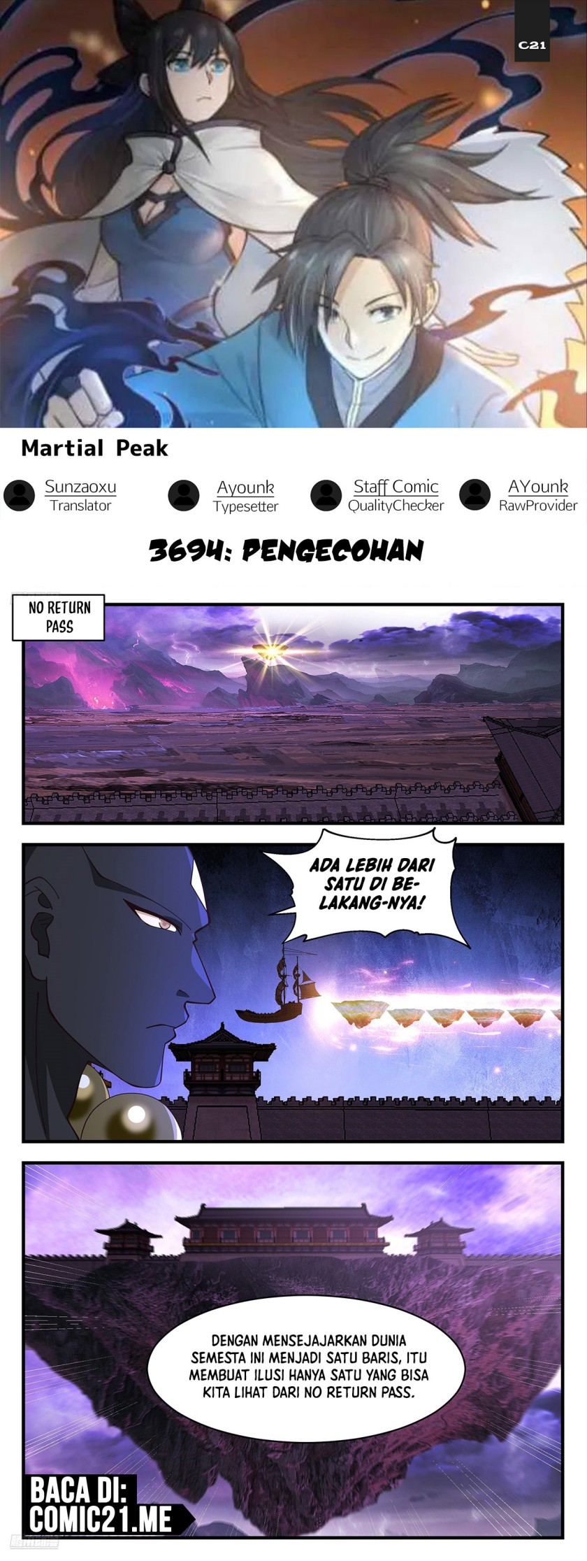 Halaman 1 dari Martial Peak Chapter 3694