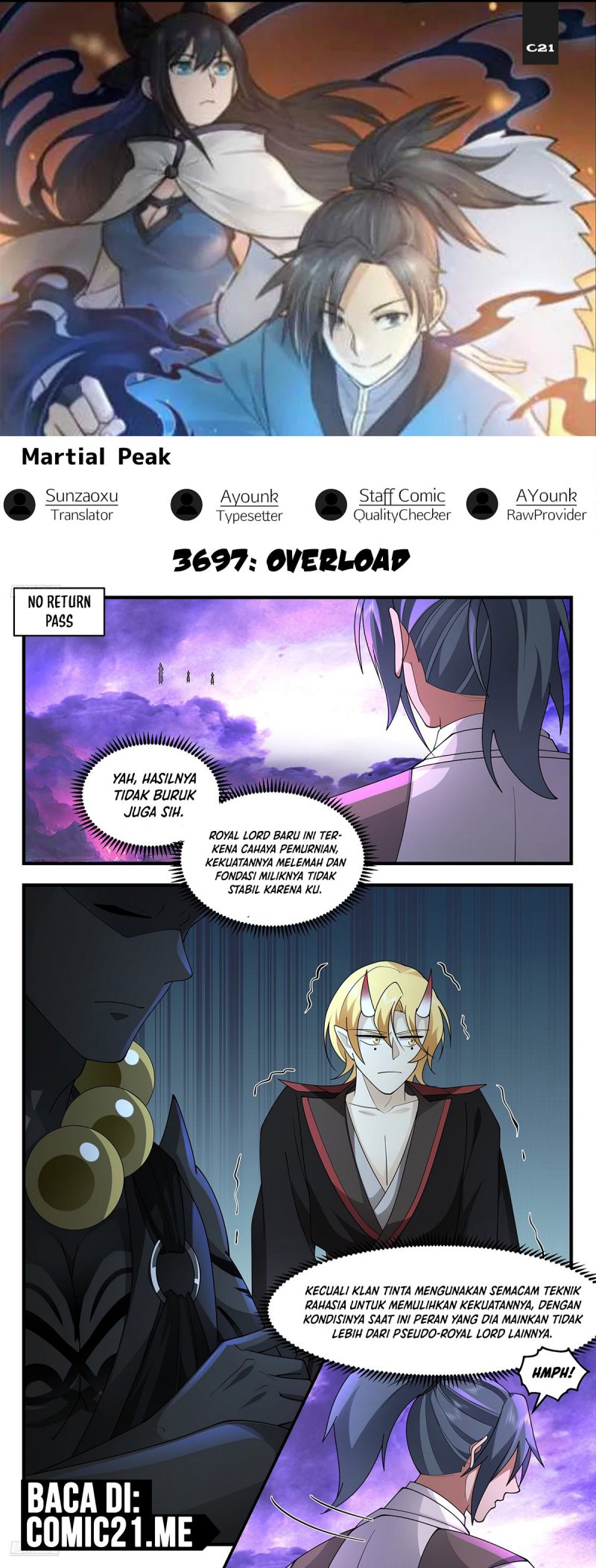 Halaman 1 dari Martial Peak Chapter 3697
