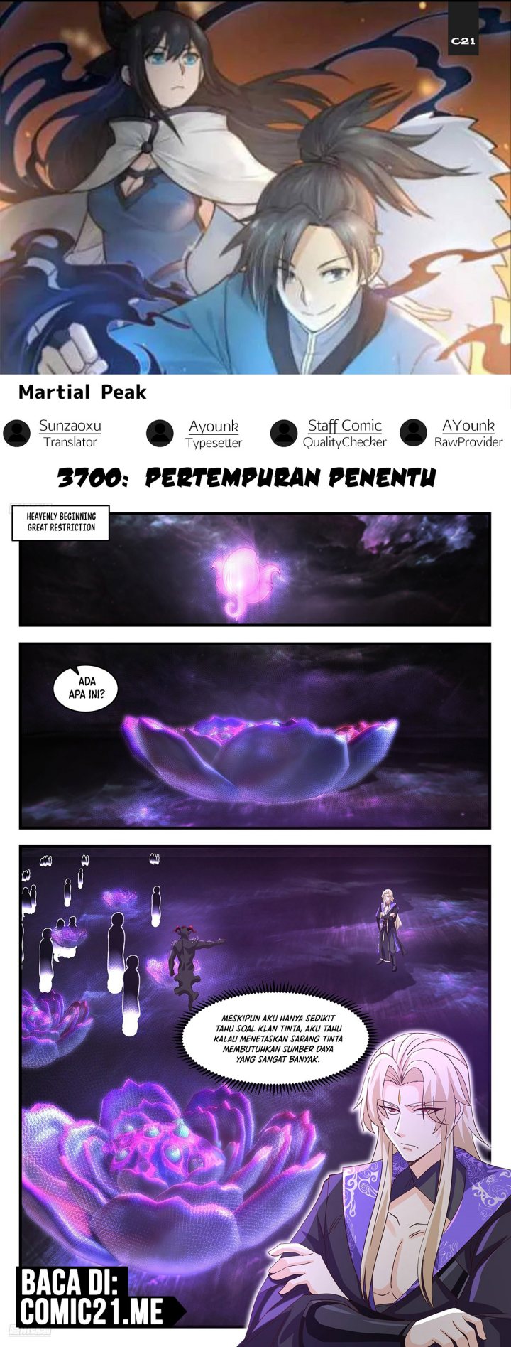 Halaman 1 dari Martial Peak Chapter 3700