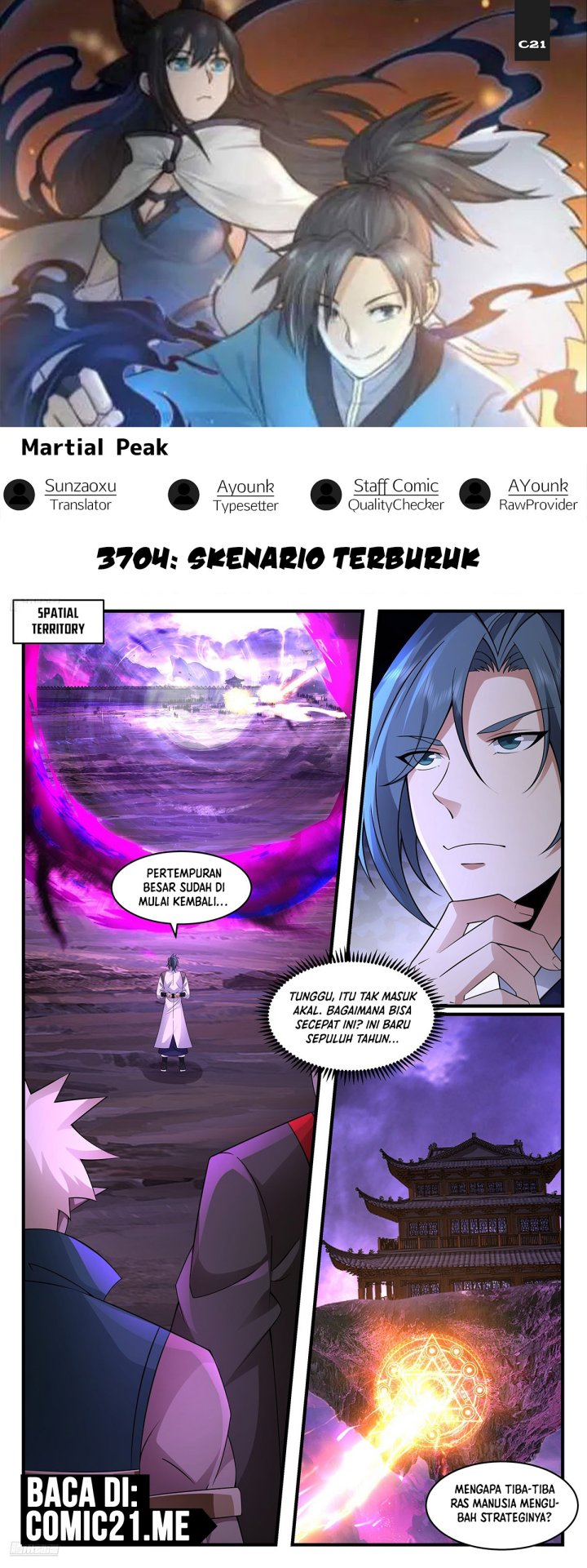 Halaman 1 dari Martial Peak Chapter 3704