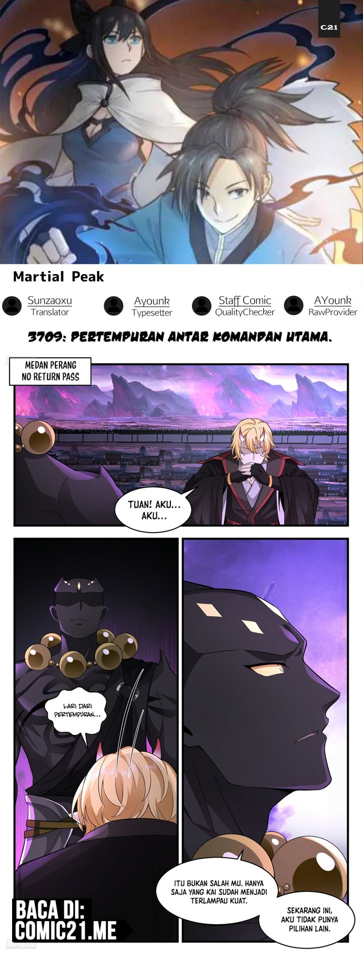 Halaman 1 dari Martial Peak Chapter 3709