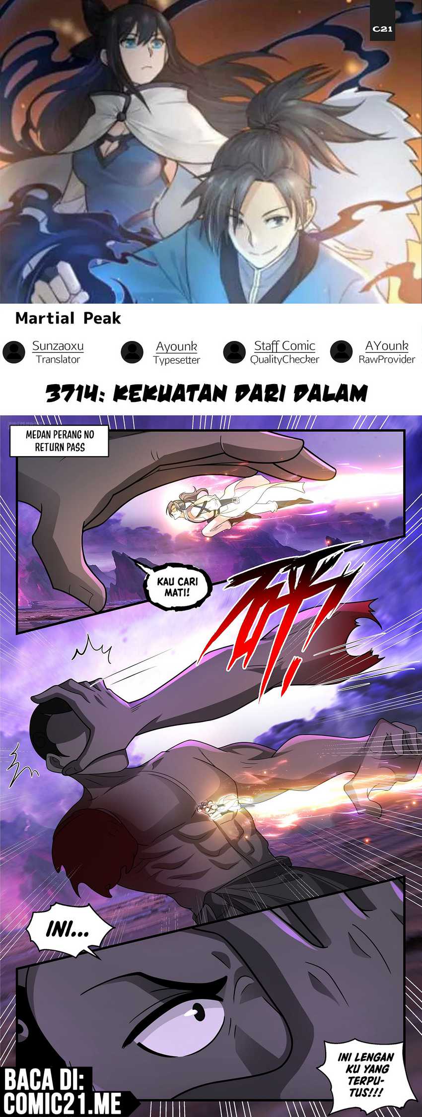 Halaman 1 dari Martial Peak Chapter 3714