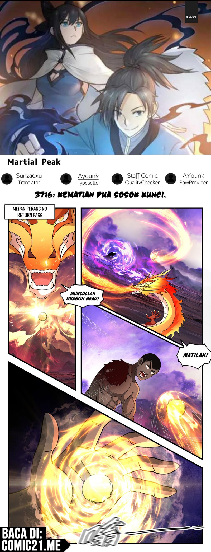 Halaman 1 dari Martial Peak Chapter 3716