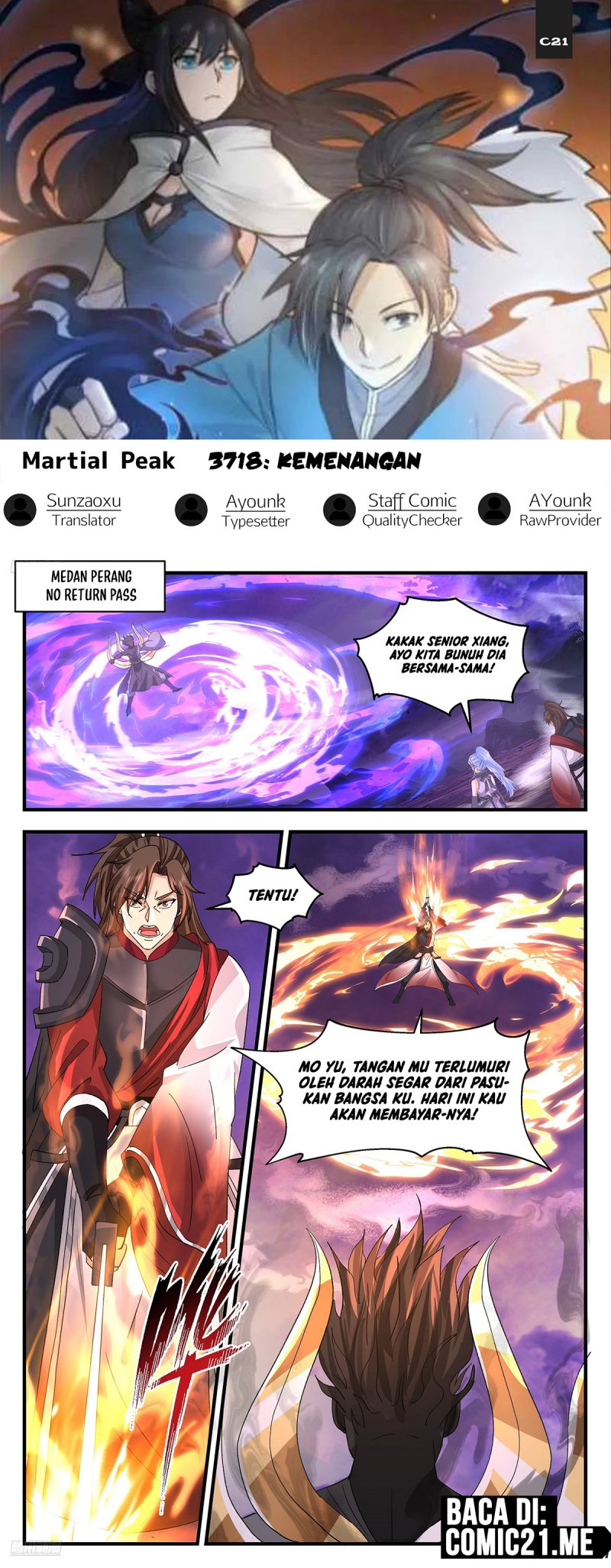 Halaman 1 dari Martial Peak Chapter 3718
