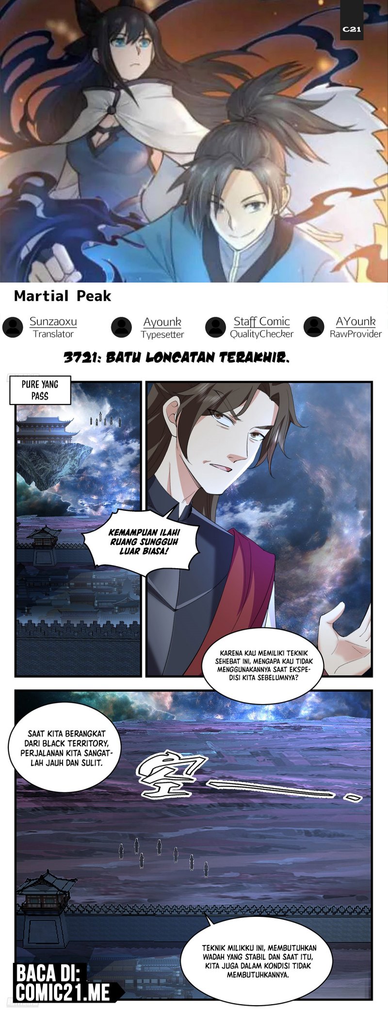 Halaman 1 dari Martial Peak Chapter 3721