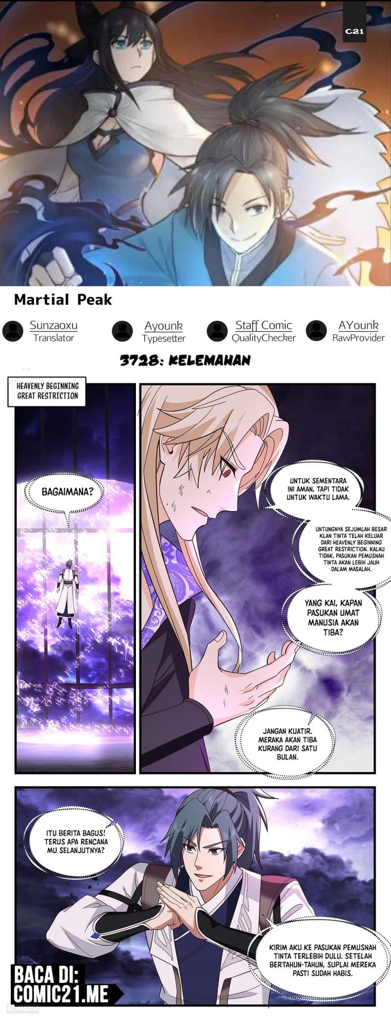 Halaman 1 dari Martial Peak Chapter 3728