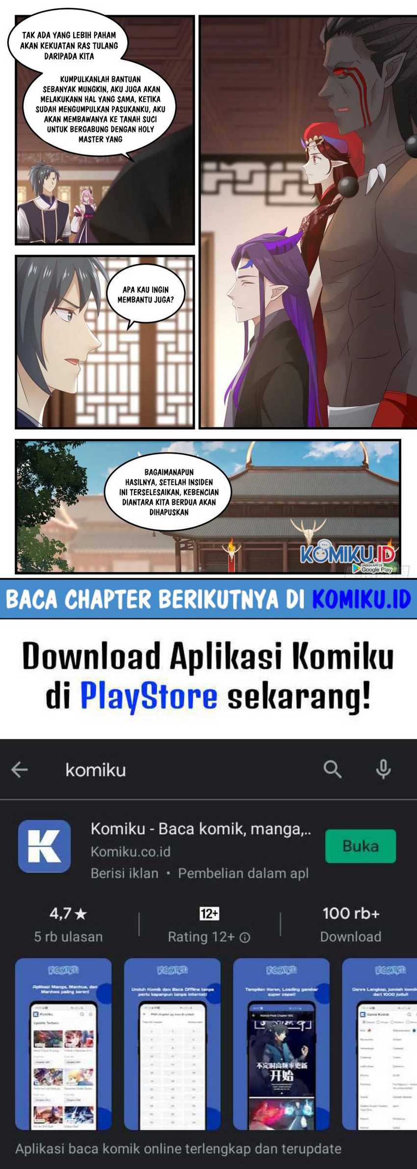 Halaman 14 dari Martial Peak Chapter 827