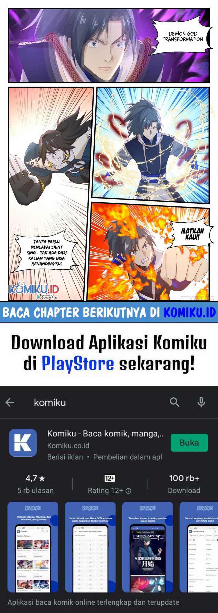 Halaman 14 dari Martial Peak Chapter 834